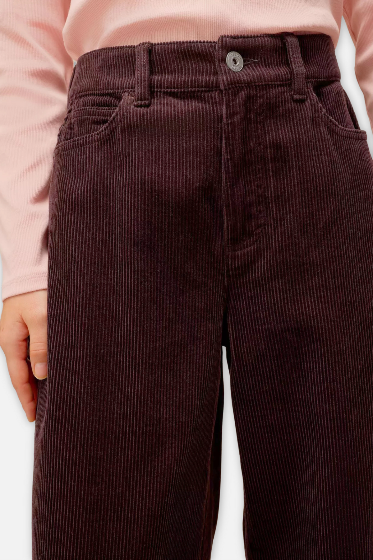 Ayla Corduroy Trouser - Dark Brown