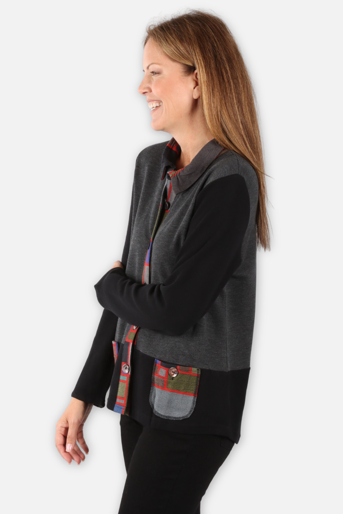 Camryn Shirt - Gray Multi
