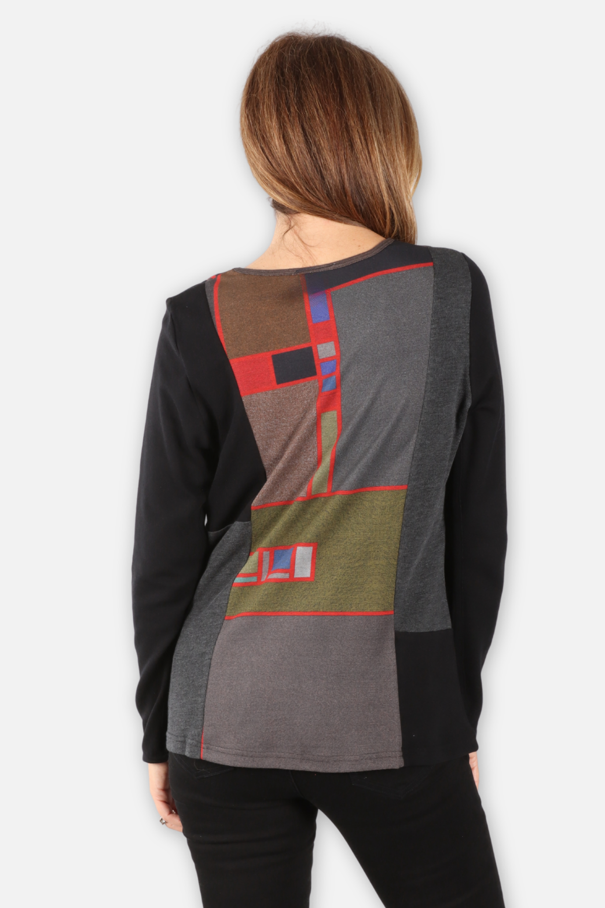 Camryn Top Plus - Black Multi