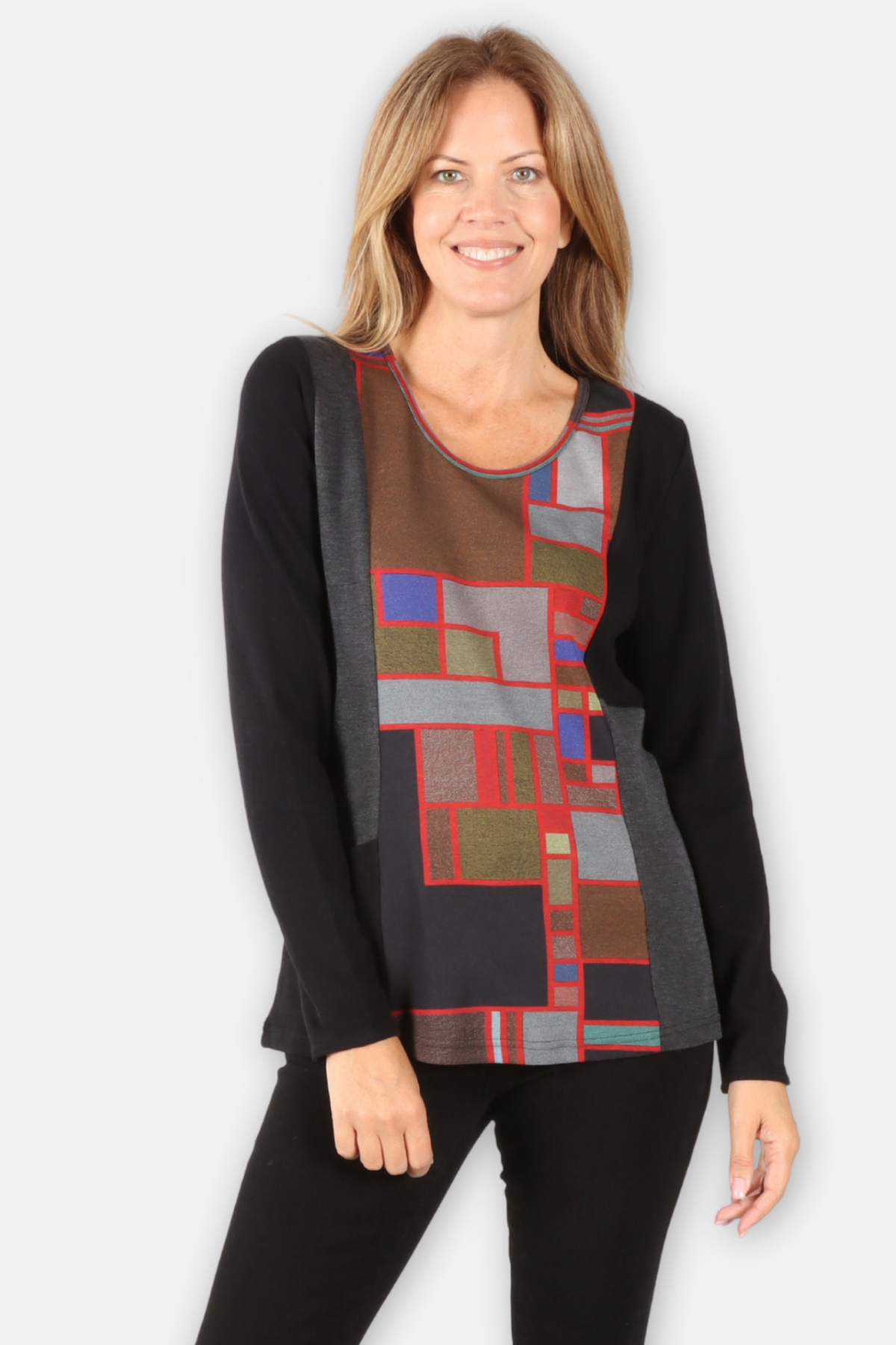 Camryn Top - Black Multi