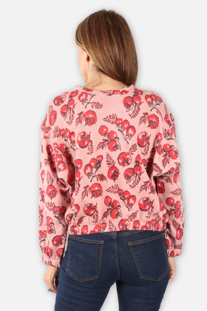 Tomato Knit Jacket - Pink