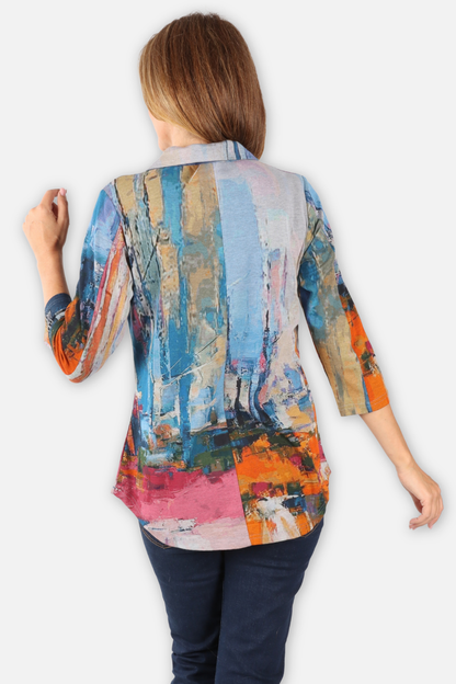 Mavis Shirt - Blue Multi