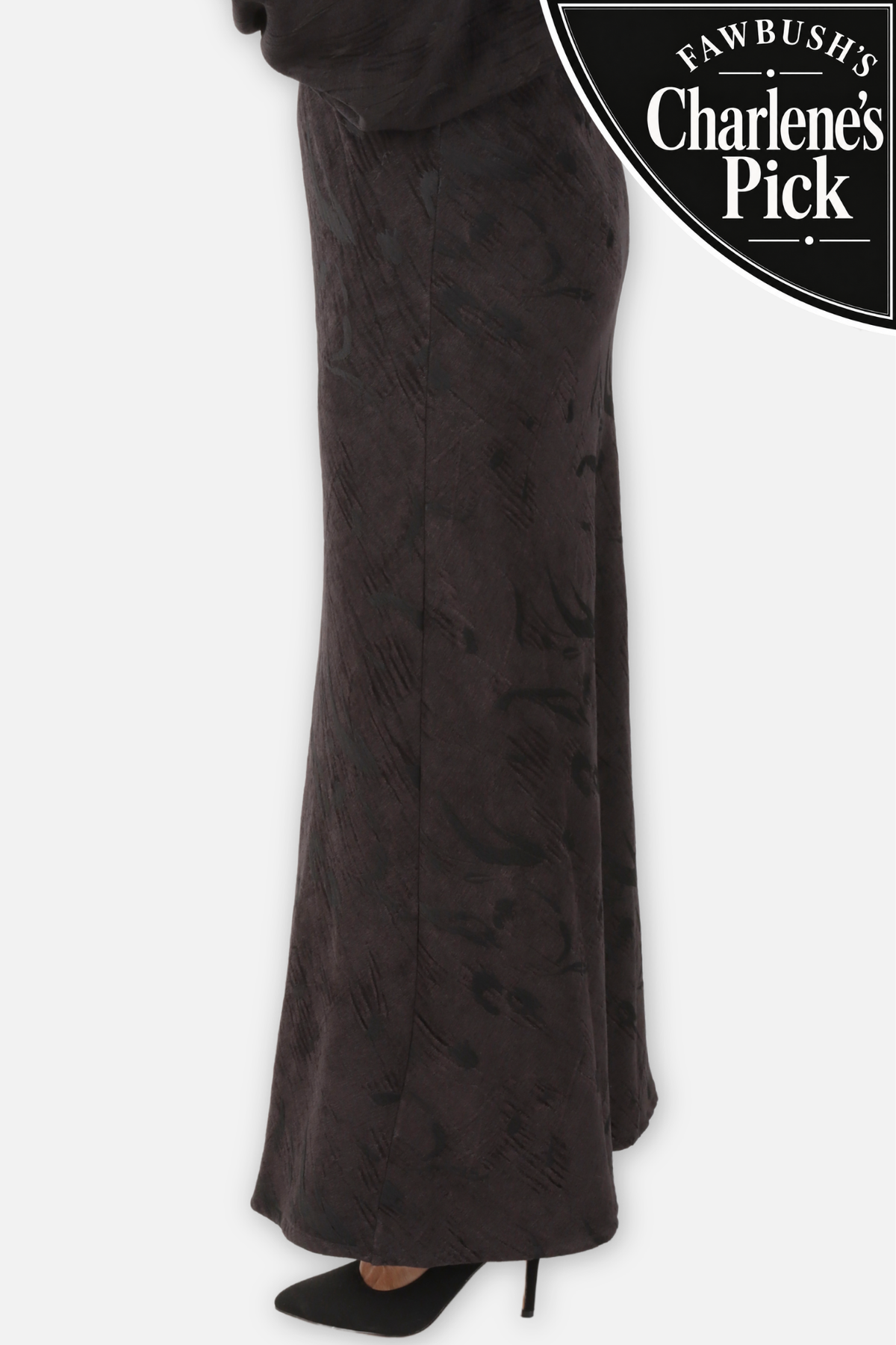 Long Bias Skirt - Nero