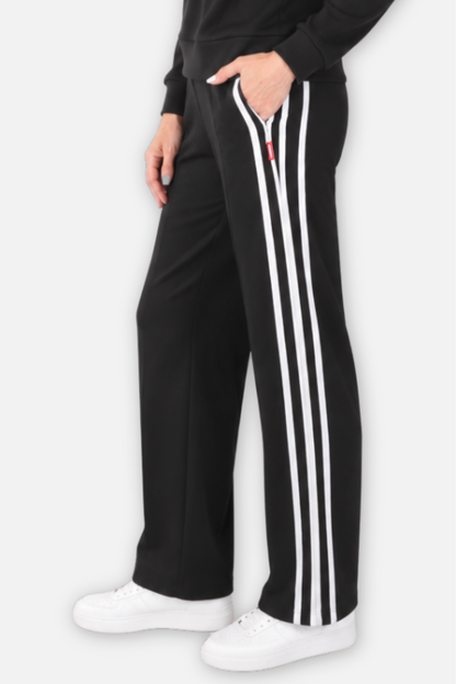 Scuba Stripe Pant - Black