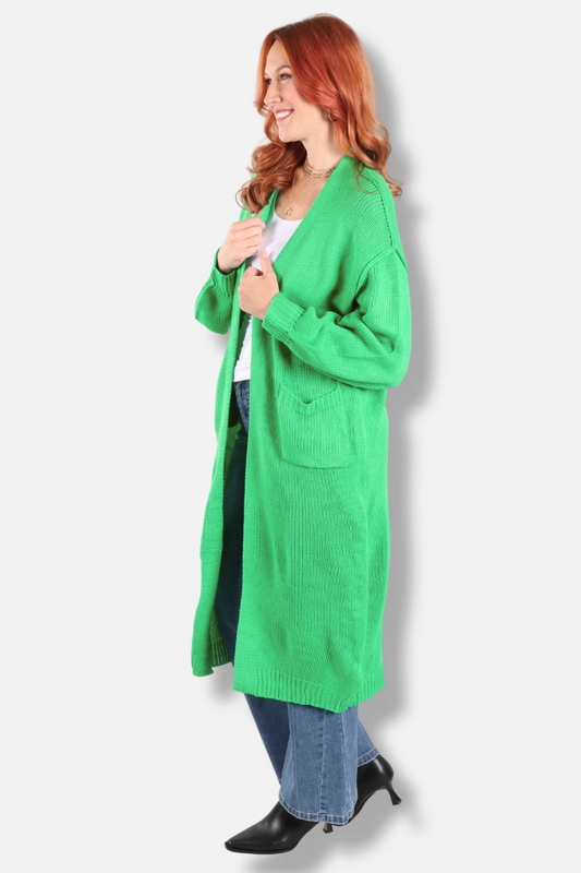 Duster Cardigan - Green