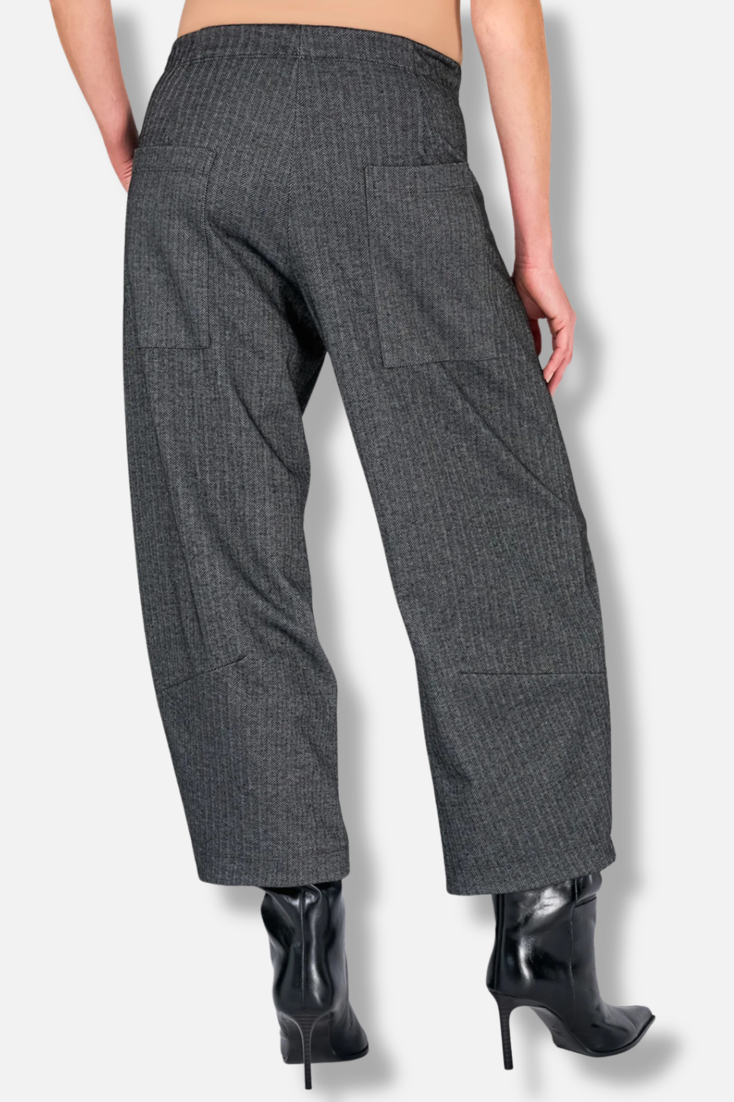 Atelier Herringbone Pant - Steel