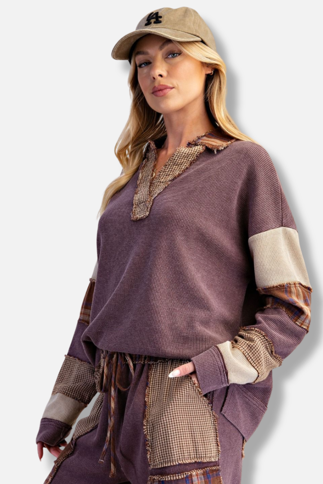 Thermal Knit Top - Mocha