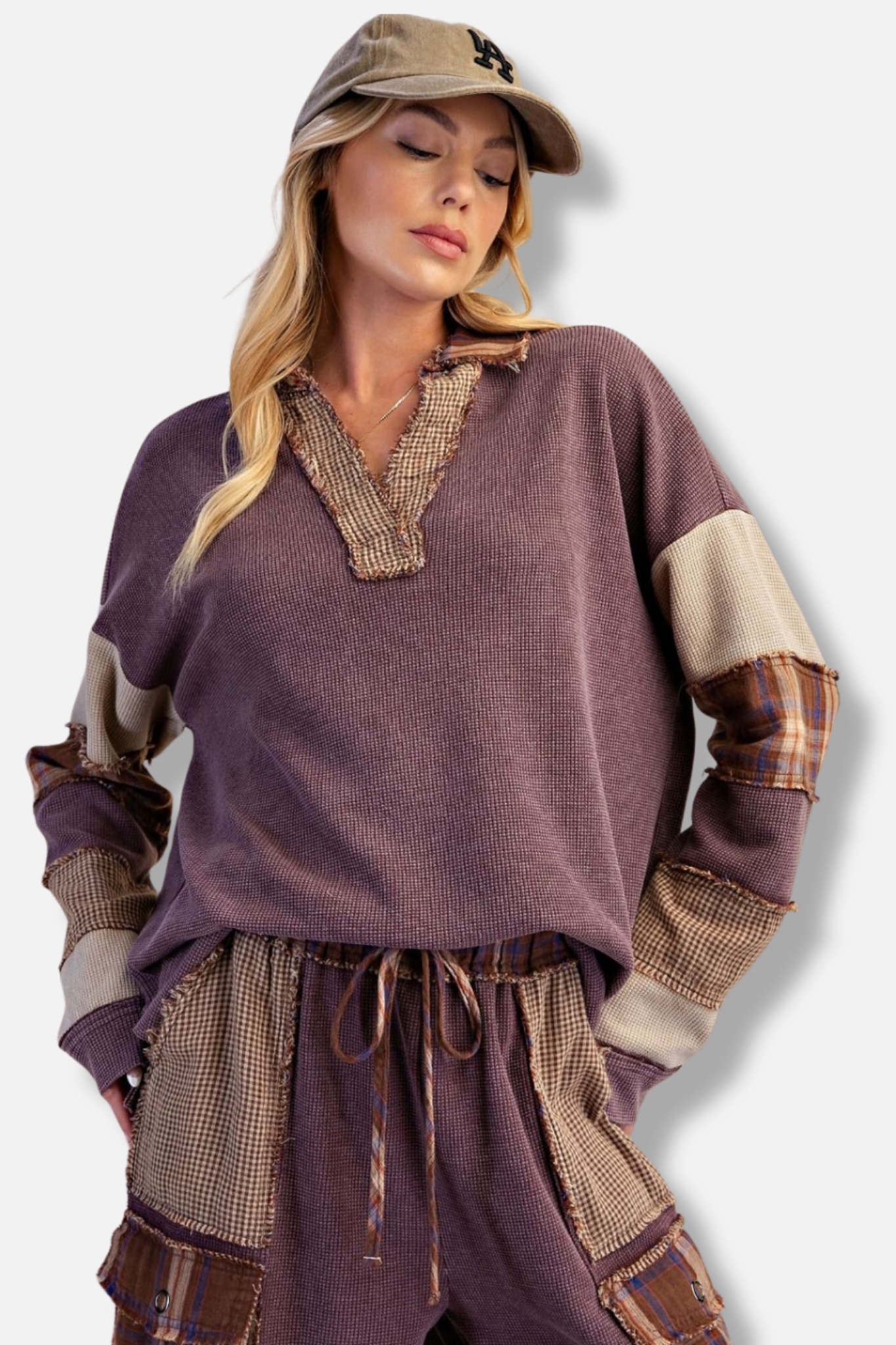 Thermal Knit Top - Mocha