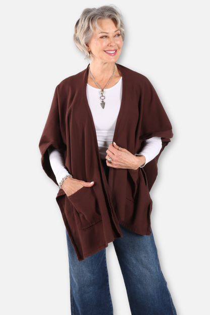 Patch Pocket Topper - Chestnut