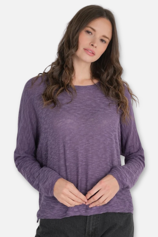 Sandcastle Sweater - Grape