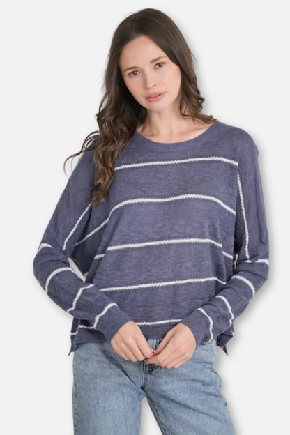 Ripple Sweater - Indigo