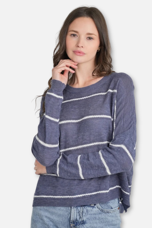 Ripple Sweater - Indigo