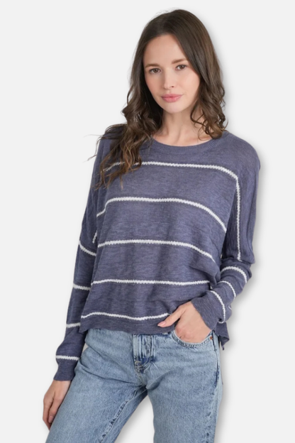 Ripple Sweater - Indigo