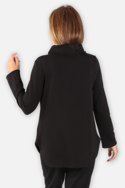 Cowl Tunic - Black