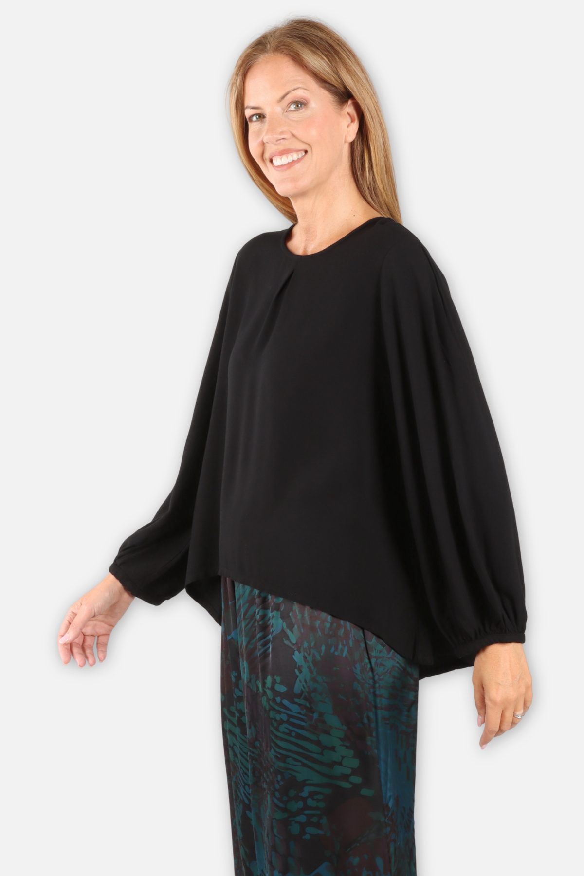 Long Sleeve Lucinda Shirt - Black