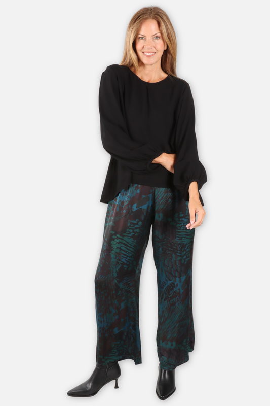Long Sleeve Lucinda Shirt - Black