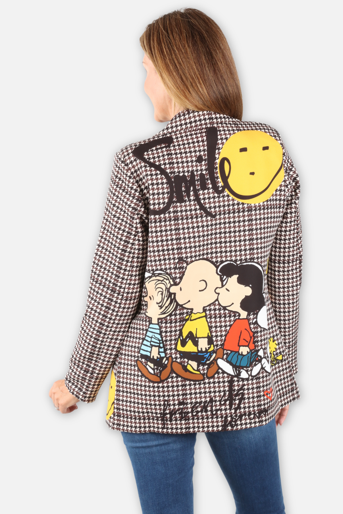 Peanuts Houndstooth Blazer