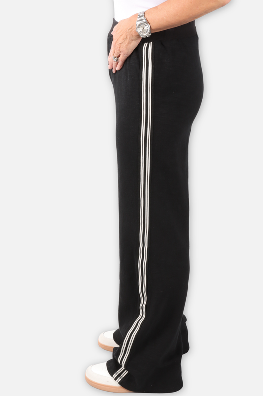 Side Stripe Wide Leg Pant