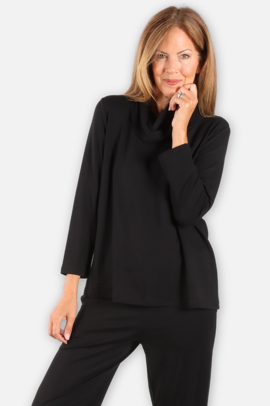 Cowl Top - Black