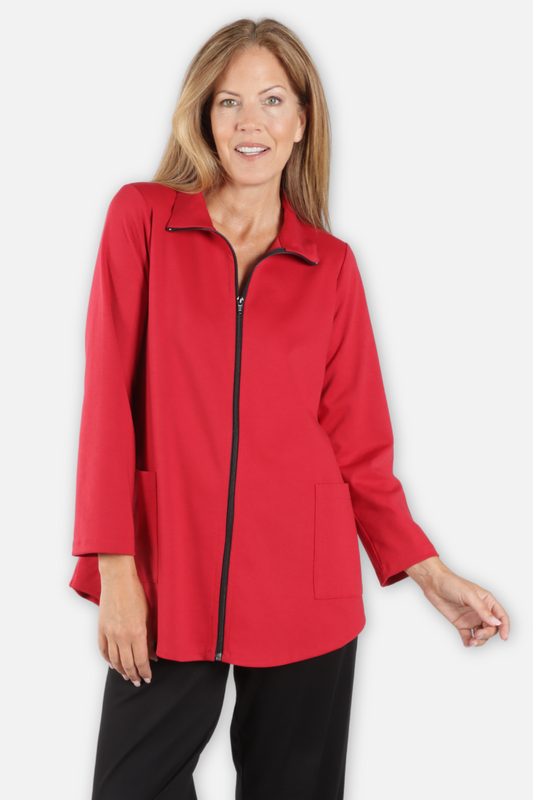 Zip Jacket - Red