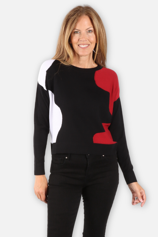 Clouds Sweater - Black Combo