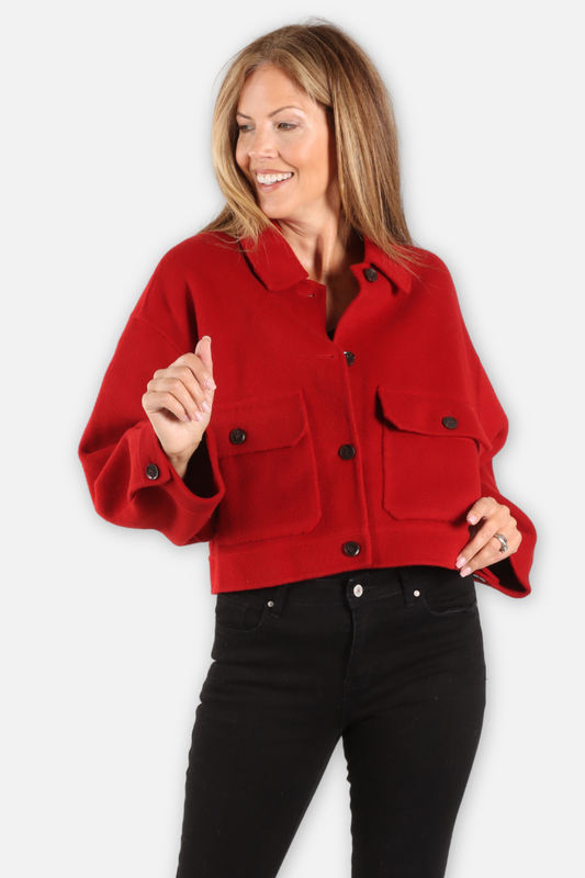 Bomber Jacket - Garnet