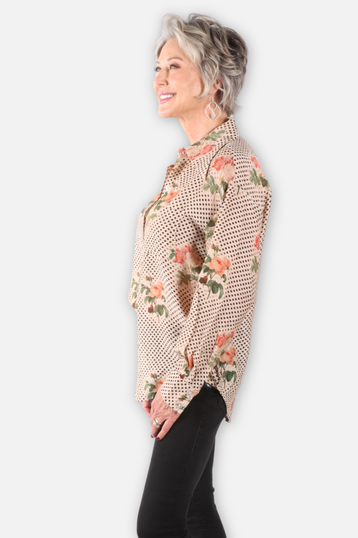 To The Point Shirt - Rose Garden