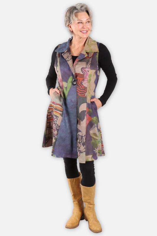 Long Tank Jacket - Blue