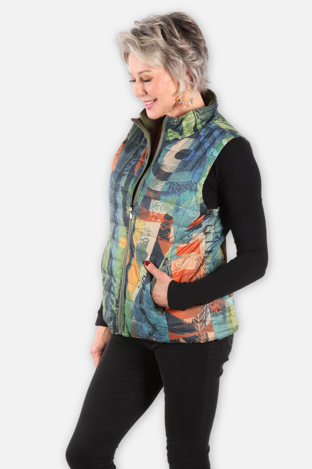 Puffer Vest - Green