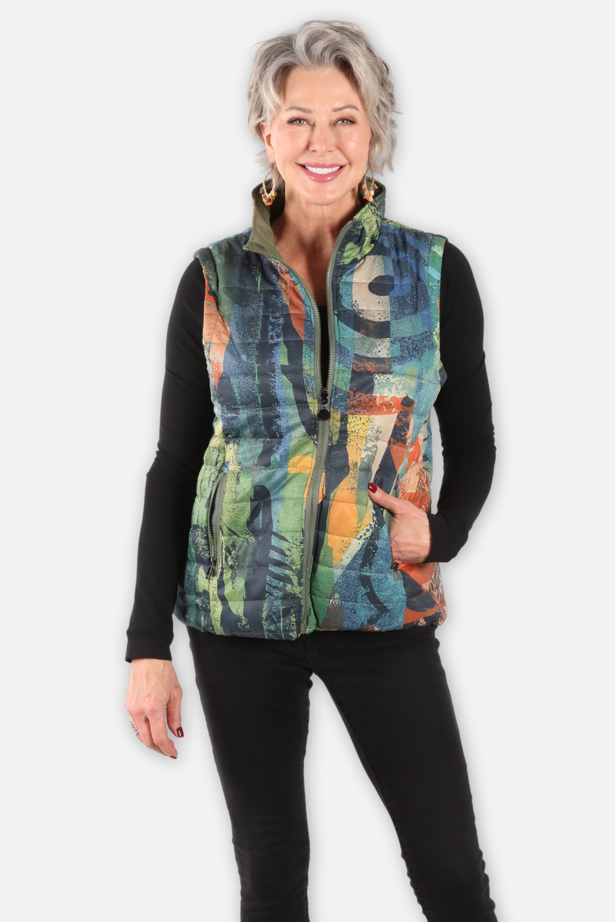 Puffer Vest - Green