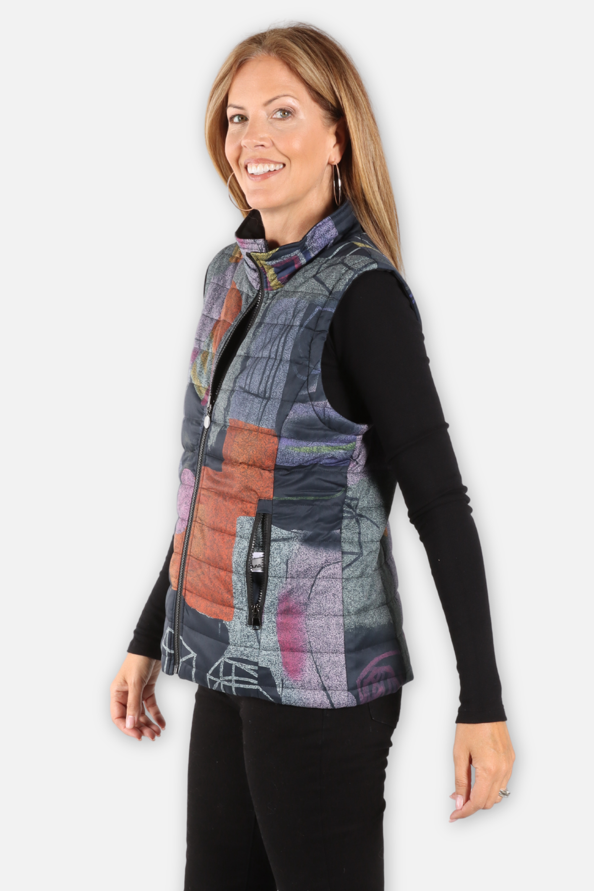 Puffer Vest - Purple
