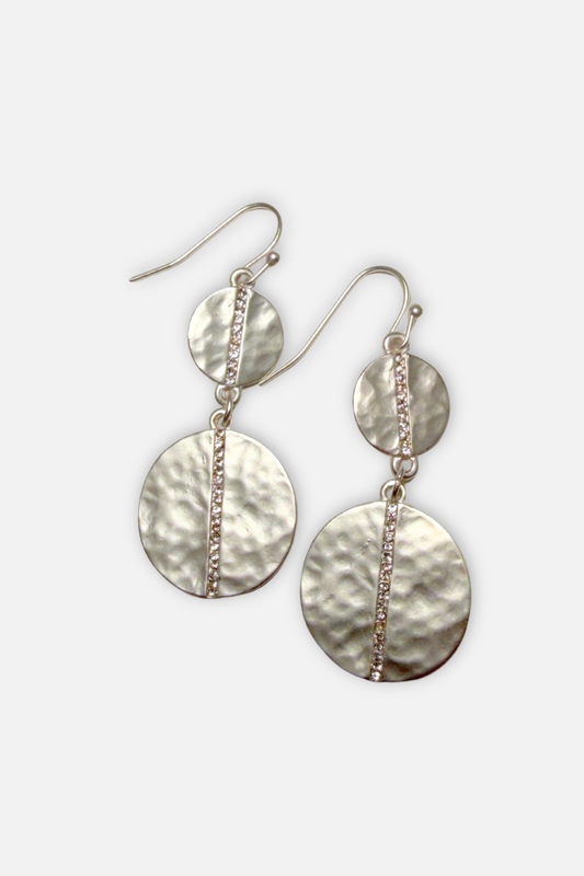 Luna Drop Earring - Silver