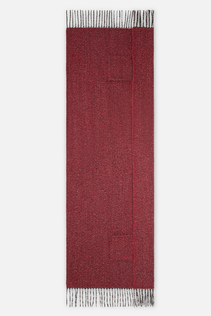 Long Scarf Fringe - Garnet