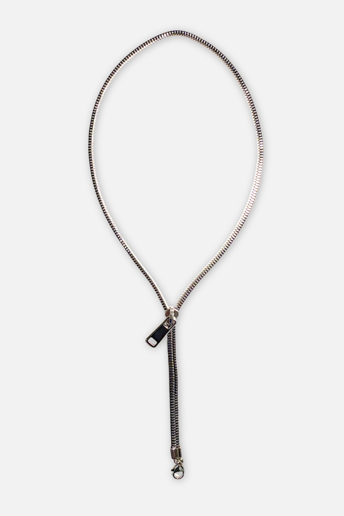 Zippy Lariat Necklace - Silver