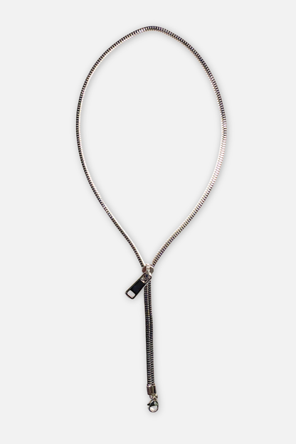 Zippy Lariat Necklace - Silver