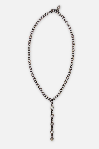 Cascade Necklace - Gunmetal