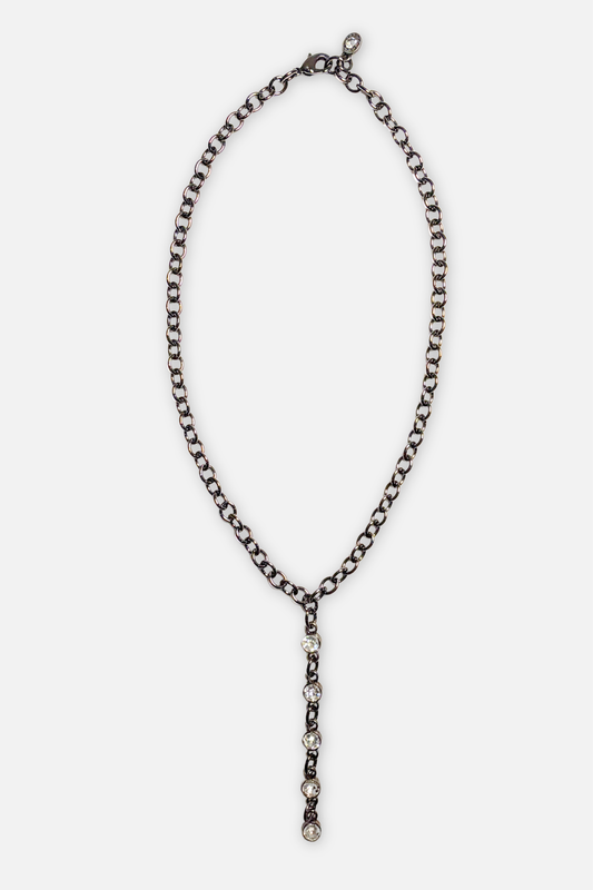 Cascade Necklace - Gunmetal