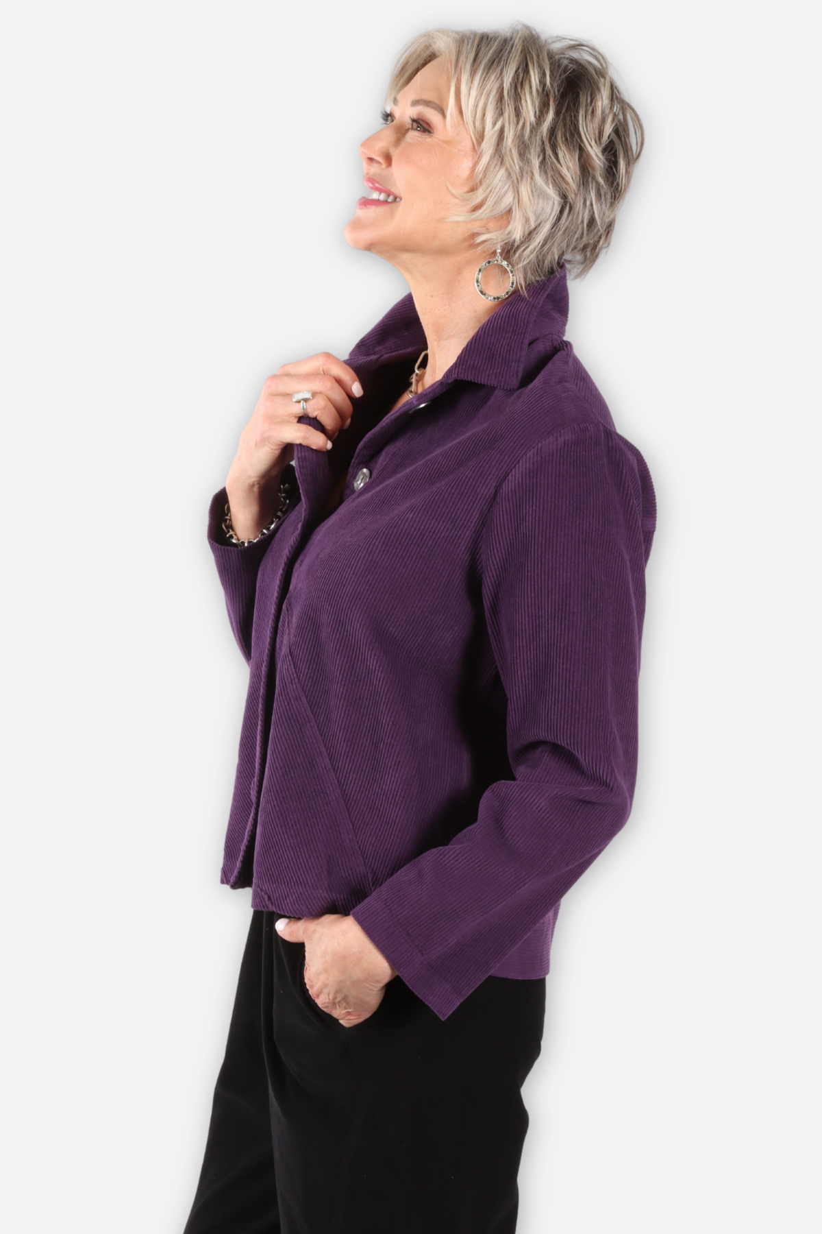 Weekend Corduroy Jacket - Mulberry