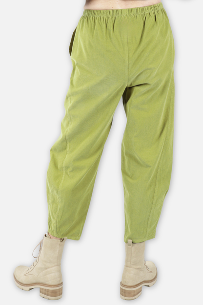 Baby Corduroy Pleat Pant - Avocado