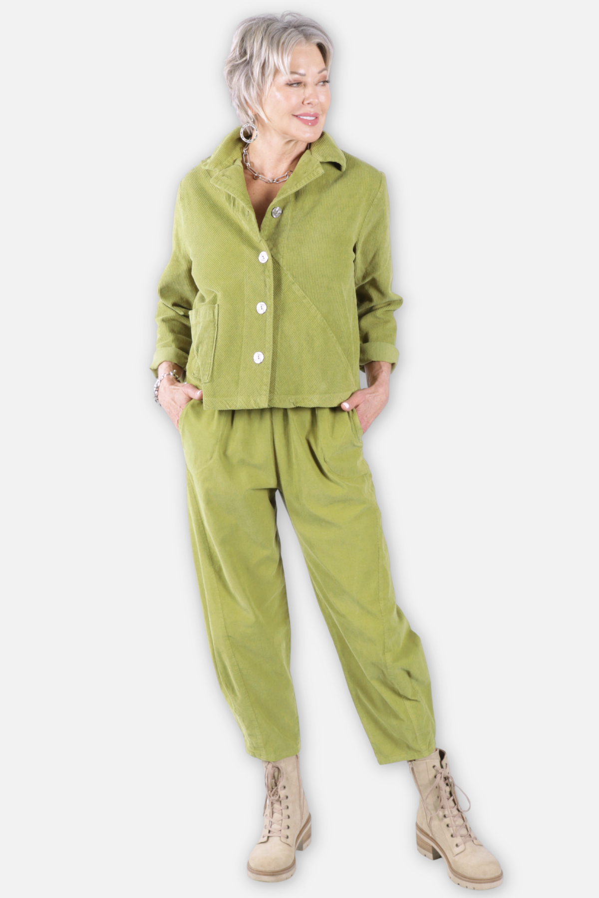 Weekend Corduroy Jacket - Avocado