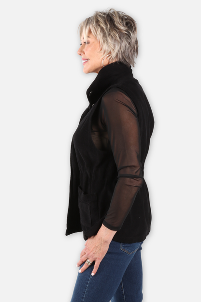 Corduroy Vest - Black