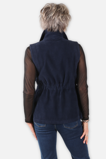 Corduroy Vest - Denim