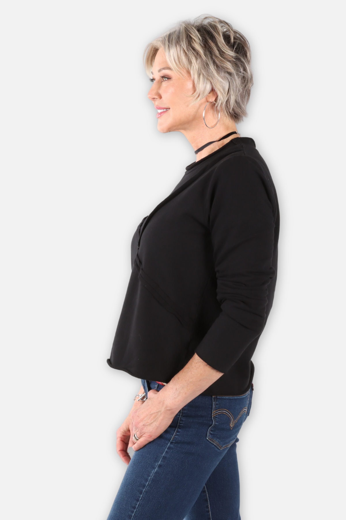 Cross Top - Black 