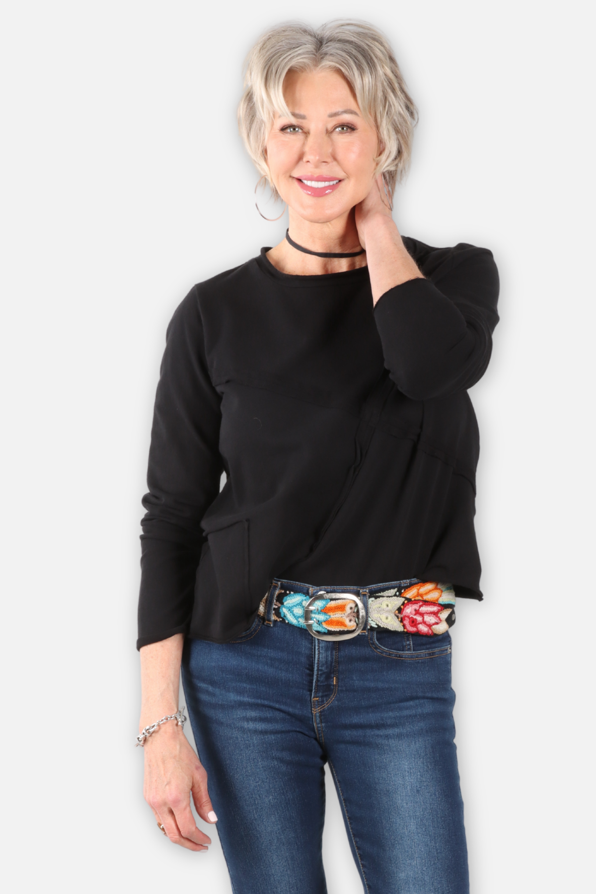 Cross Top - Black 