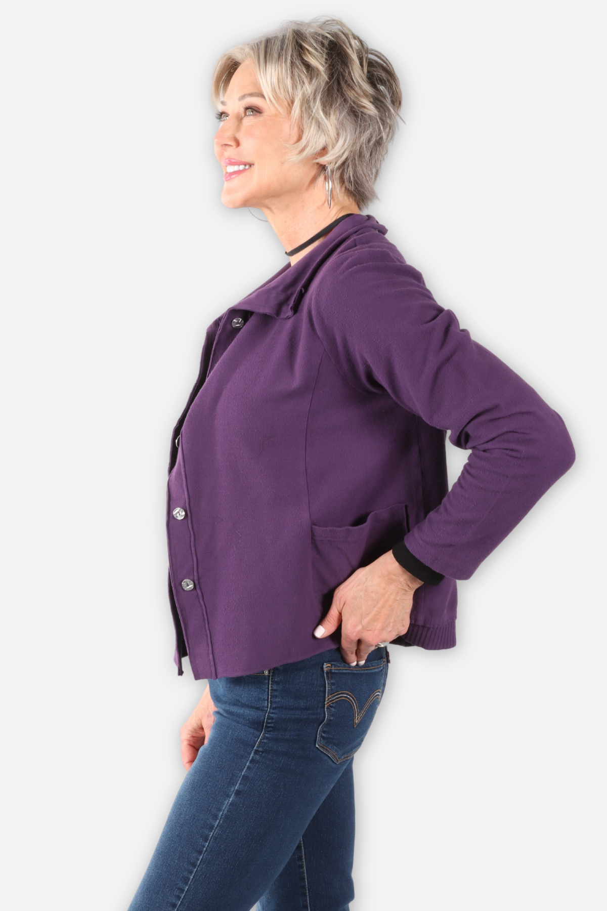 Short Jacket - Mulberry