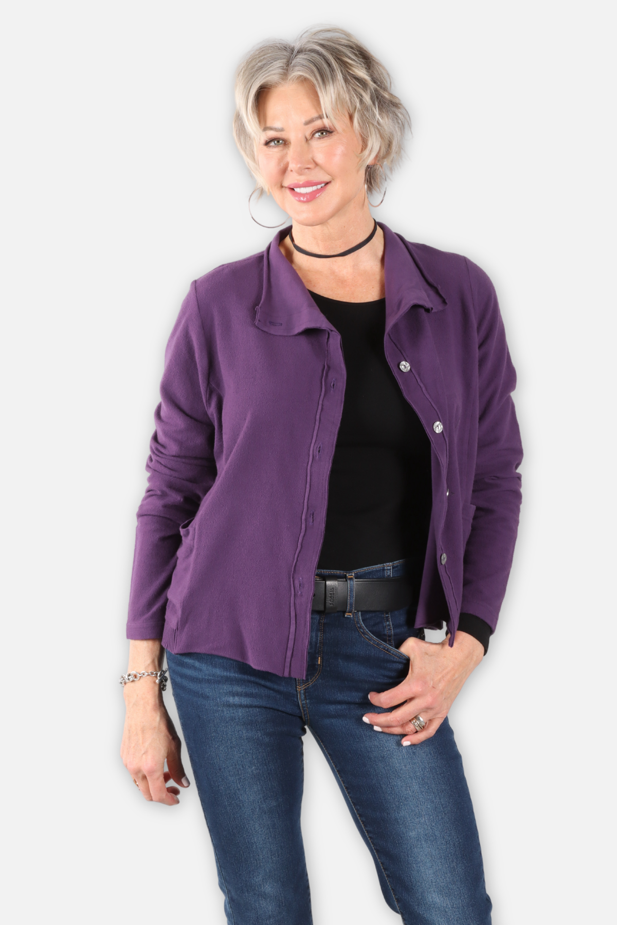 Short Jacket - Mulberry