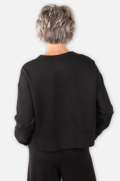 Duet Button Top - Black 