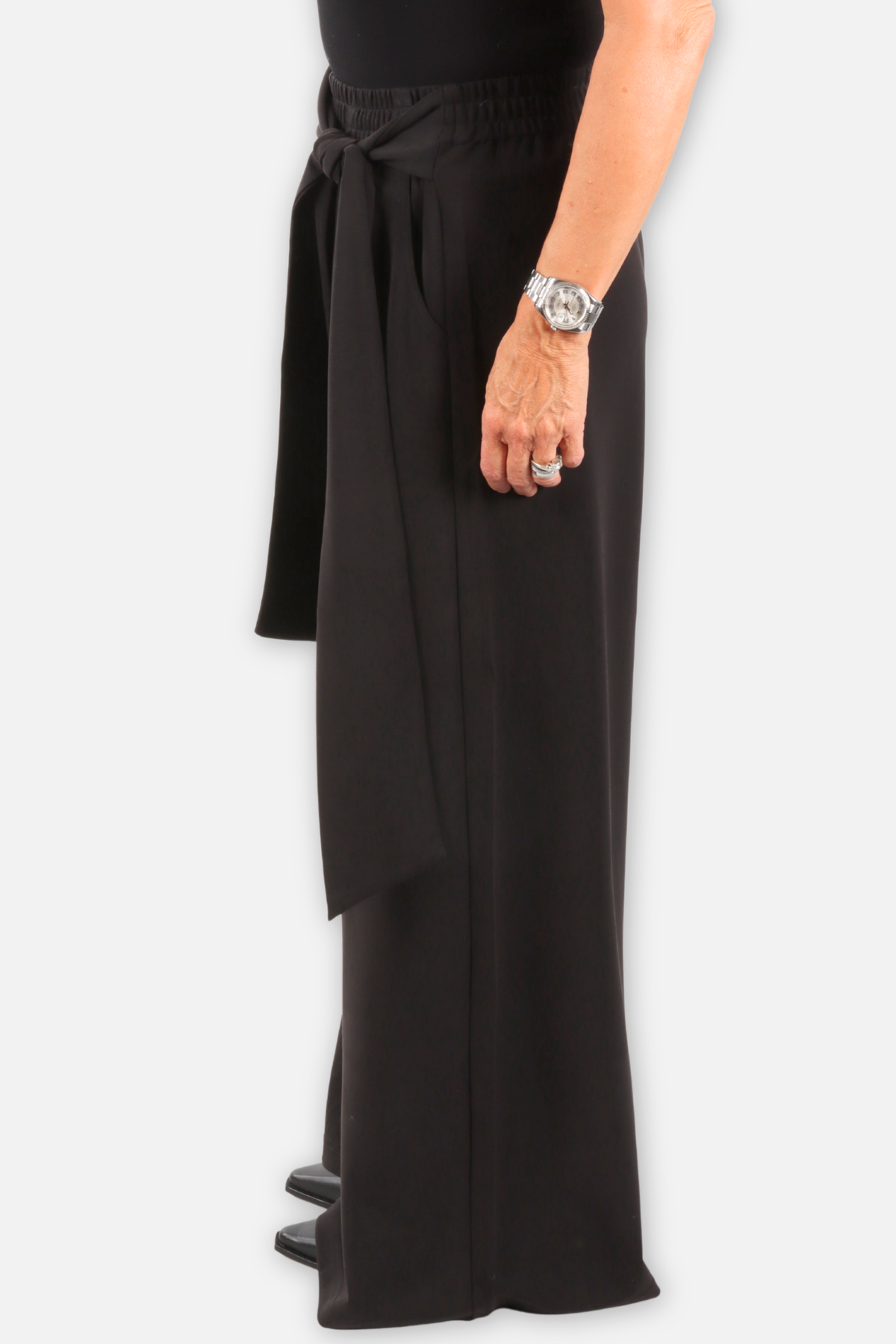 Cascade Wide Leg Pant - Black 