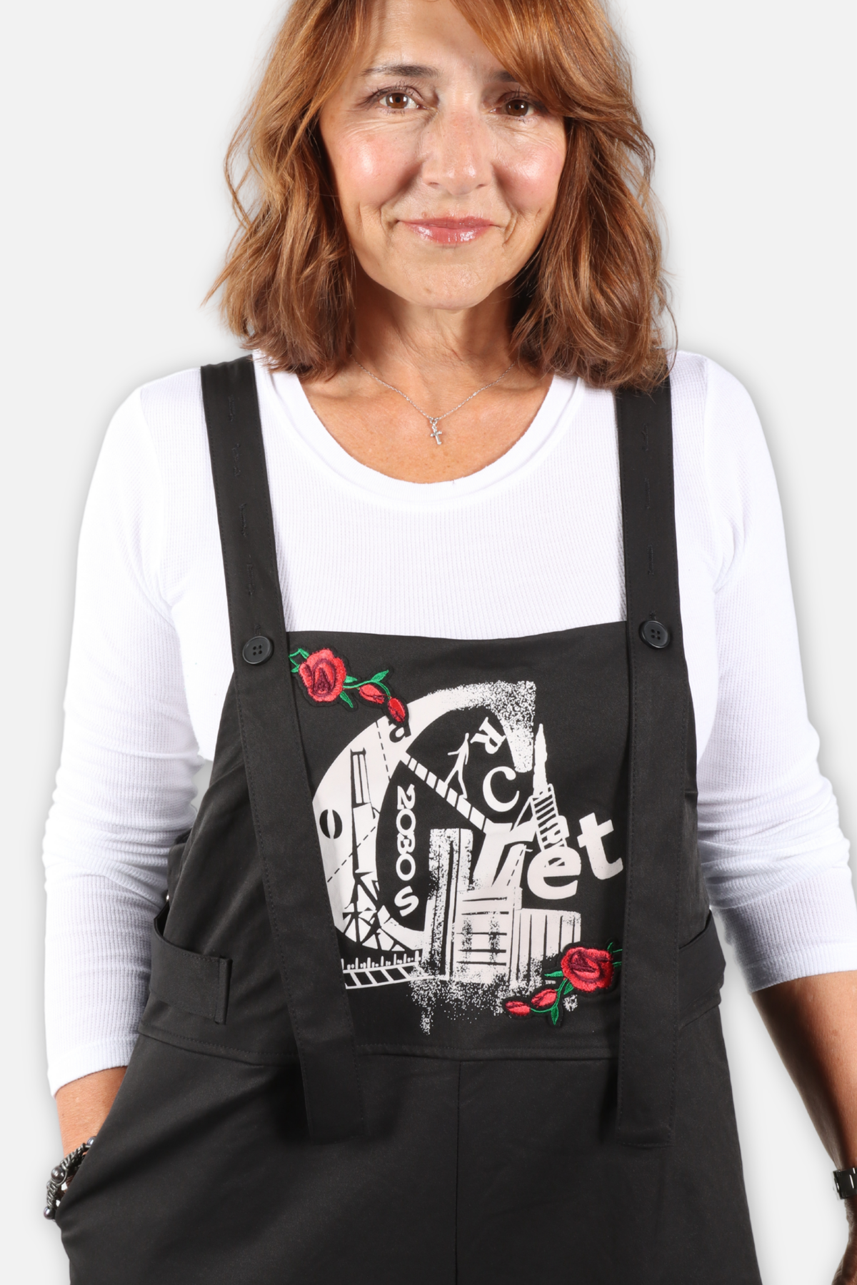 Moonwalk Wide Leg Overalls - Black