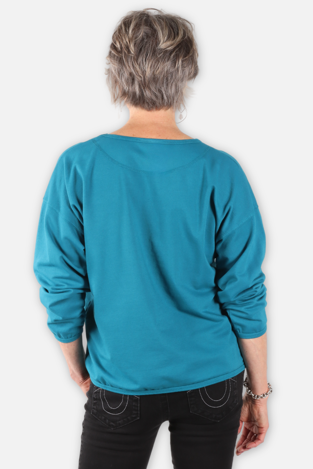 Stretch Terry Sweatshirt - Carribean